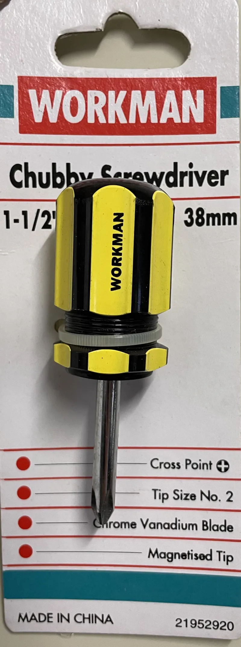 Chubby Philips Screwdriver 38mm